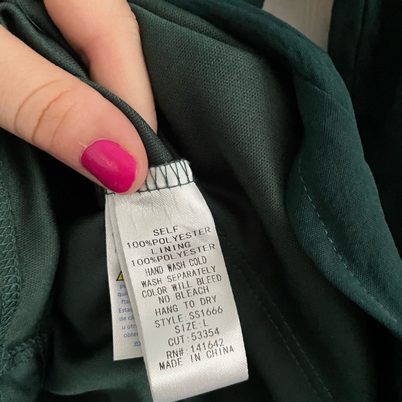 NWT She & Sky Green romper - Picture 7 of 9